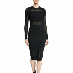 RACHEL Rachel Roy Midi Sweater Dress Long Sleeves